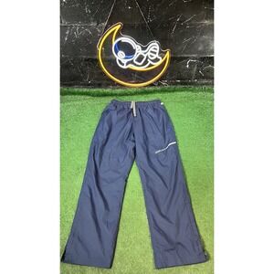 Bauer Team Performance Hockey Blue Sweatpants Joggers Men's Size MD Wide Leg‎
